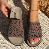 Leopard Open Toe Eva Sole Sandals - Trendy & Comfy, Sandals, $ 34.00, A Moment Of Now™